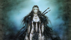 Brunettes woman luis royo