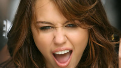 Brunettes woman miley cyrus
