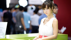 Brunettes woman models asians