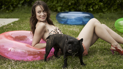 Brunettes woman models Olivia