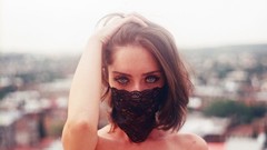 Brunettes woman models Rebel