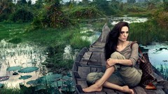 Brunettes woman nature Actress