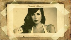 Brunettes woman paper models