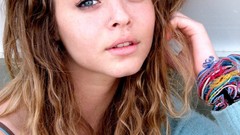 Brunettes woman Sasha Pieterse