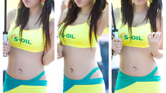 Brunettes woman skirts brown