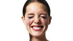 Brunettes woman smiling emily