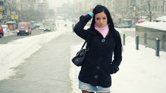 Brunettes woman winter pornstars