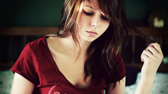 Brunettes woman Zara Jay