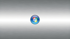 Brushed metal windows computer