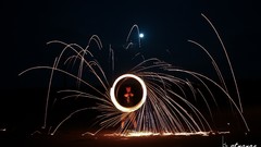 Bstrange bobby strange fire spinning steel wool