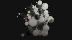 Bubbles 3d marbles artwork digital art