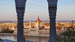 Budapest hungary Hungarian Parliament Building Danube River