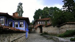 Buildings pavement Bulgaria streetscape