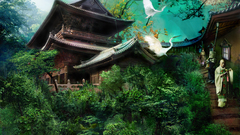 Buildings Temples monk