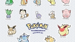 Bulbasaur Pikachu Chibi squirtle