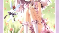 Bunnies grass socks lolicon