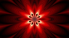 Burst black red star