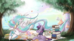 Butterflies my little pony twilight sparkle Princess Celestia