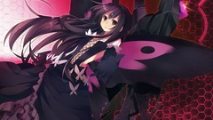 Butterflies wings brown eyes accel world black hair mishima 