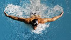 Butterfly swimming Sport