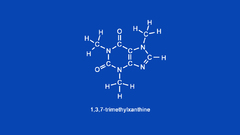 Caffeine molecule chemistry