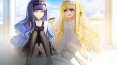 Cake anime girls halo choker Genei wo Kakeru Taiyou Hoshikawa 