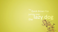 Calibri quick brown fox