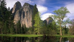 California Yosemite National Park rocks national park cathedrals