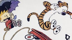 Calvin and hobbes Umbrellas