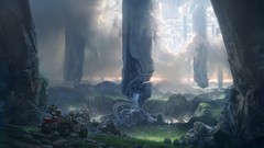Campaign halo environment artwork Halo 4