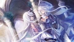 Capes Pillars white hair
