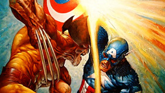 Captain america wolverine marvel
