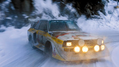 Car Audi rally cars Audi Sport Quattro S1 rallye rally snow