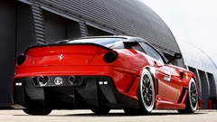 Car Ferrari Ferrari 599XX red cars vehicle Supercars