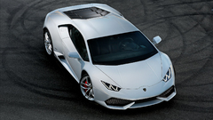 Car Lamborghini Lamborghini Huracán LP610-4 white cars vehicle