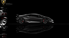 Car Lamborghini Lamborghini Sesto Elemento reflection super car