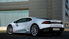 Car Lamborghini vehicle Lamborghini Huracan white cars