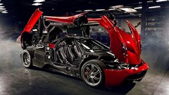 Car Pagani Italian Supercars italian cars vehicle red cars