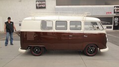 Car RV vehicle Men brown cars vans Beige tuning vw bus VW Kombi