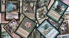 Cards magic: the gathering desaturated