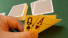 Cards poker ace queen