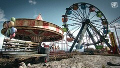 carnivals outdoors ruin balloon Ferris Wheel ruins