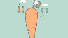 Carrots funny Bunnies minimalistic