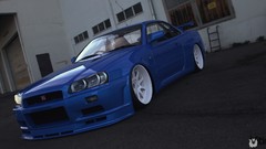 Cars 3d skyline renders Nissan Skyline R34 GT-R 3DS Max