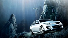 Cars advertisement Mazda artwork fred