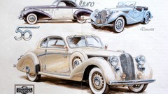 Cars aero drawings artwork