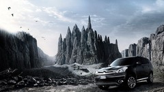 Cars artwork citroën Citroen C-Crosser