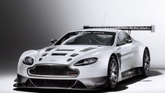 Cars Aston Martin Vantage GT v12 white cars