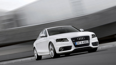 Cars audi a4 white