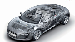 Cars audi r8 cutaway